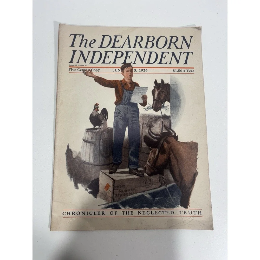The Dearborn Independent 3‎ Lot 1926 May And June Volume 26 #31-32-33